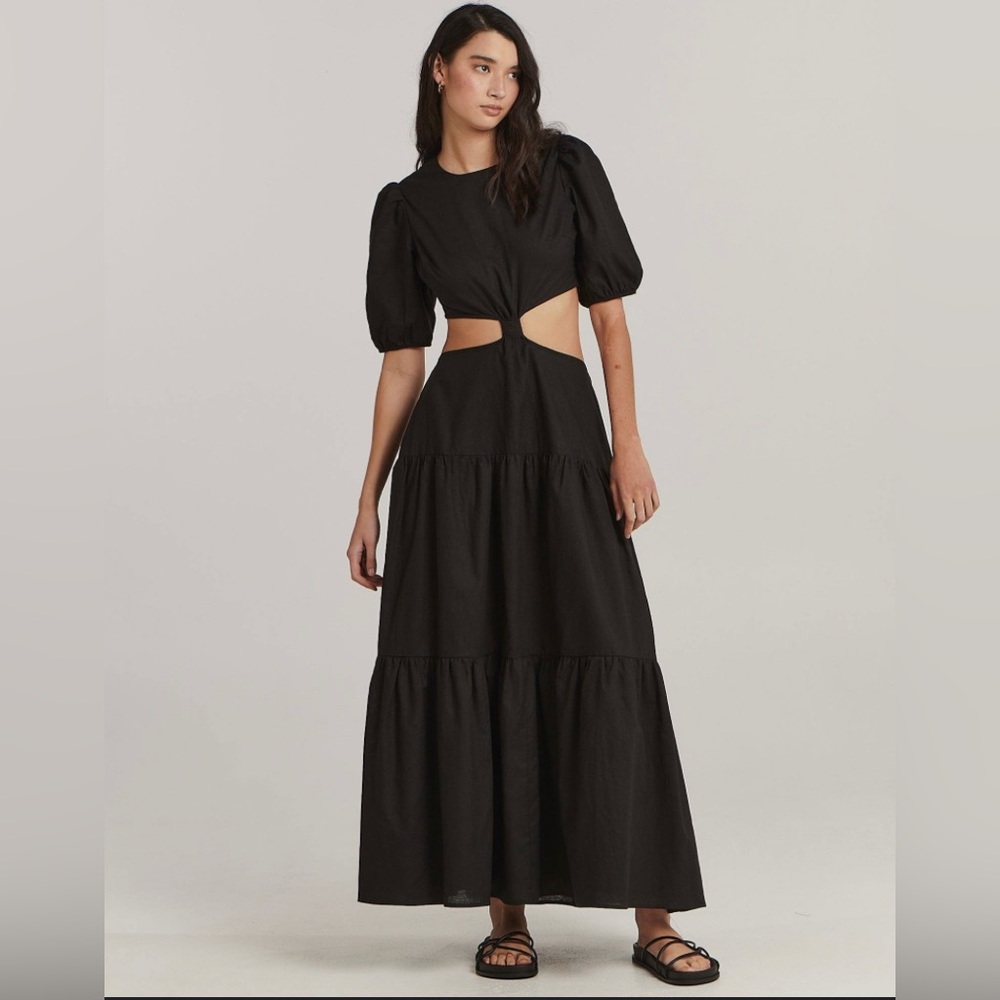 ✨ NWOT Anthropologie Paige Tiered Dress Sz M